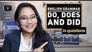 How to Use Do, Does, or Did in Questions - English Grammar | UPCAT and CSE Review
