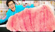 I Made The World's BIGGEST Cotton Candy!