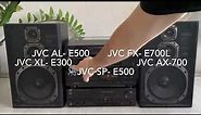 Retro hifi JVC AL-E500 / JVC FX-E700L / JVC XL- E300 / JVC AX- E700 / SPEAKER JVC SP- E500