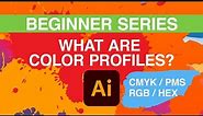 BEGINNER SERIES // What are color profiles? / profile overview and use in Adobe® Illustrator®