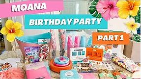 Moana Themed Birthday Party - Part 1 | Moana 2nd Birthday | Moana Party Decor | Birthday Party Prep
