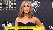 Jennifer Aniston Trades Her Signature LBD for an LBJ