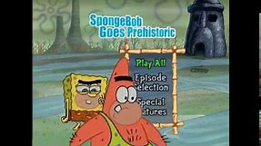 SpongeBob Goes Prehistoric - DVD Menu Walkthrough