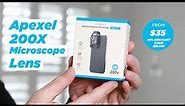 Apexel 200 X Microscope Lens for iPhone and Android