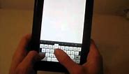 Typing on the Kindle Fire - Using the Kindle Fire's Keyboard