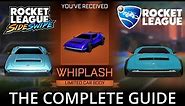 How to get the WHIPLASH in Sideswipe & Rocket League + Hitbox, Engine Sound, etc || FORTNITE PROMO!