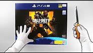 PS4 Pro "Black Ops 4 Edition" Console Unboxing - Playstation 4 Slim Call of Duty 1Tb Bundle