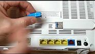 How to unplug and plug in a fibre SC connector (Subscriber Connector)