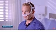 How to size and assemble the Philips DreamWear mask with under nose nasal and gel pillows cushions