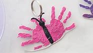 Shrinky Dink Handprint Keychain