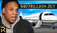 Inside Jay-Z’s $40 Million Dollar Private Jet