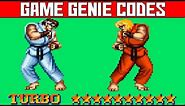 (SNES Street Fighter 2 Turbo) 10 Star Turbo & Easy Special Attacks - Game Genie Codes