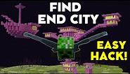 The SECRET to Finding End City EASILY! (How to find End City in Minecraft ) | Bedrock & Java