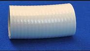 Flexible White PVC Pipe