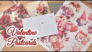 Craft With Me while I Make Postcards for Valentine's Day