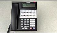 Samsung Business Phone System - Change Time