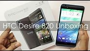 HTC Desire 820 Unboxing First Boot & Hands on Overview