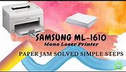 How to clear paper jam on SAMSUNG ML-1610 Mono Laser Printer