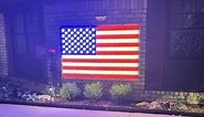 Huge 4ft x 6ft Animated American Flag for Mini Lights