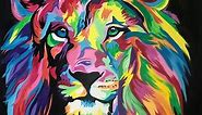 Lion King “Color of the Jungle” Pop Art | Time Lapse