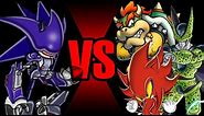 Mecha Sonic vs Bowser & Perfect Cell & Perfect Nazo (The epic rematch)