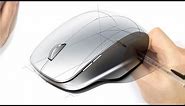 Product Design Sketching and Rendering (Drawing mouse)