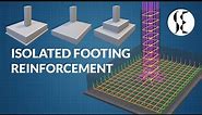 Typical Reinforcement in Isolated Footing