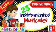 INSTRUMENTOS MUSICALES Para Niños #Aprendeencasa