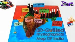 Physiographical Map of India - Geography Project