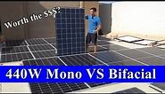 440W Mono Solar Panels VS 410W Bifacials: Worth the extra cost?