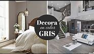 COMO DECORAR CON EL COLOR GRIS | Pabla en casa / Tips e ideas