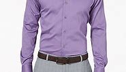 Alfani Men's Bedford Cord Classic/Regular Fit Dress Shirt, Created for Macy's - Macy's