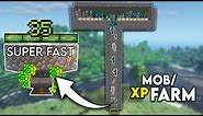 Minecraft: EASY MOB XP FARM TUTORIAL! 1.19 (Without Mob Spawner)