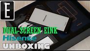 DUAL SCREEN EINK Smartphone with Android | Hisense A6L Unboxing