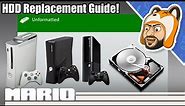 How to Replace Your Xbox 360 RGH/JTAG Hard Drive - Phat & Slim HDD Upgrade Guide