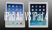 iPad Air vs iPad 4