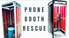 Phone Booth Restoration RESCUE - convert an old payphone to VOIP and use it in your shop or office!