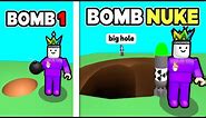 I DIG Using Bombs BUT Upgrade To a NUKE On Roblox