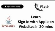 Learn implementing Apple login on the website in 20 mins