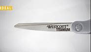 Westcott Titanium Bonded Curved Blade Embroidery Scissors