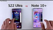 SAMSUNG S22 Ultra vs Note 10+ | SPEED TEST