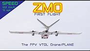 ZMO VTOL (Drone/Plane) First Flight - So Cool!