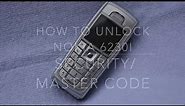 How to unlock - Nokia 6230i Security Code, Master Code,