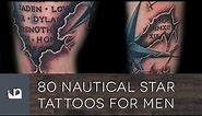 80 Nautical Star Tattoos For Men