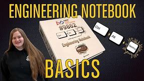 Engineering Notebook | The Basics | FTC Tutorials