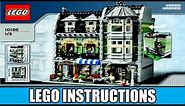 LEGO Instructions - Advanced models - 10185 - Green Grocer - Modular Buildings Collection (Book 1)