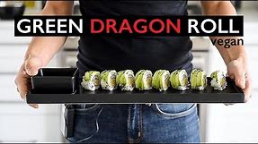 Easy vegan Sushi Recipe | HOW TO MAKE GREEN DRAGON ROLL