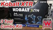 Kobalt XTR 24-Volt 3 Tool Combo Kit and Impact Driver Test