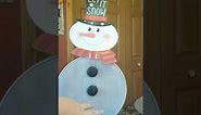 Dollar 🎄 snowman made from paper towel holder