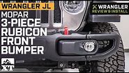 Jeep Wrangler JL Mopar 3-Piece Rubicon Front Bumper Review & Install